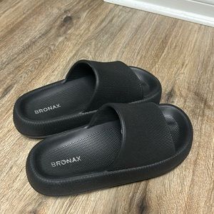 Black slide ons. Size 5.5-6